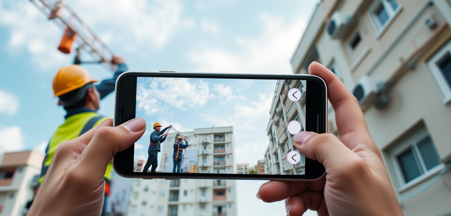 건설공사 동영상 기록관리 아이오라이브 (EYE O Live)